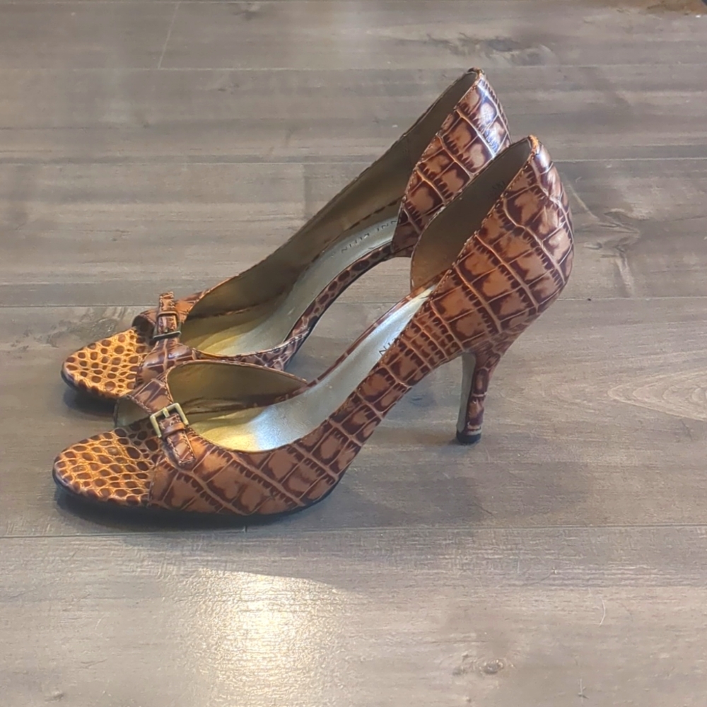 Anne Klein Open Toe Stiletto Heels